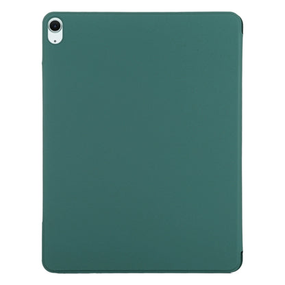 For iPad Air 13 2024 Double-sided Clip Fixed Buckle Magnetic PU Leather Smart Tablet Case(Dark Green) - iPad Air 13 2024 Cases by PMC Jewellery | Online Shopping South Africa | PMC Jewellery | Buy Now Pay Later Mobicred