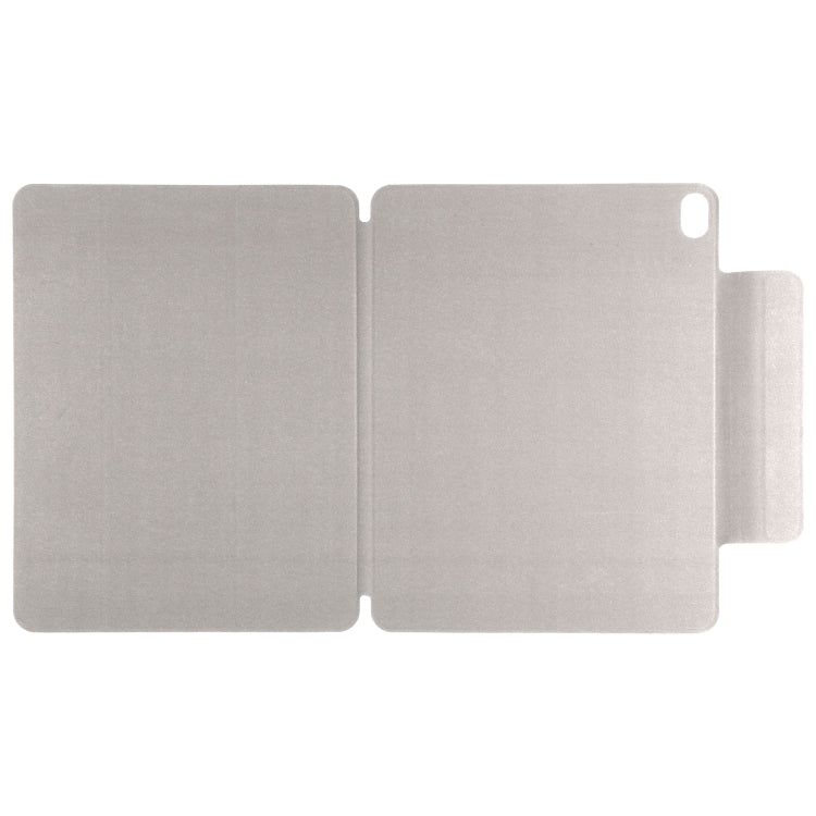 For iPad Air 13 2024 Double-sided Clip Fixed Buckle Magnetic PU Leather Smart Tablet Case(Grey) - iPad Air 13 2024 Cases by PMC Jewellery | Online Shopping South Africa | PMC Jewellery | Buy Now Pay Later Mobicred