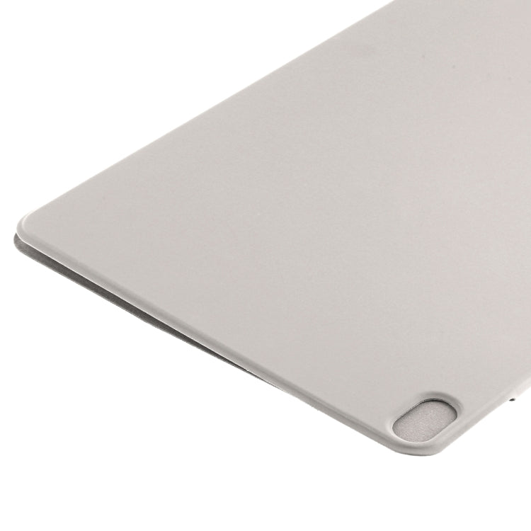 For iPad Air 13 2024 Double-sided Clip Fixed Buckle Magnetic PU Leather Smart Tablet Case(Grey) - iPad Air 13 2024 Cases by PMC Jewellery | Online Shopping South Africa | PMC Jewellery | Buy Now Pay Later Mobicred