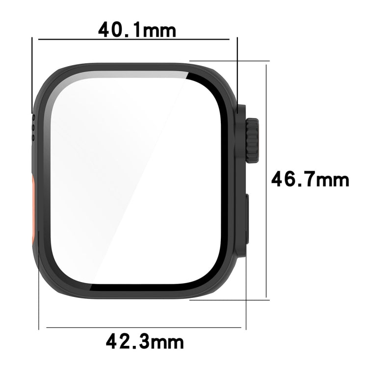 For Huawei Watch Fit3 PC + Tempered Glass Film Full Coverage Watch Protective Case(Green) - Watch Cases by PMC TechLife | Online Shopping South Africa | PMC TechLife | Buy Now Pay Later Mobicred