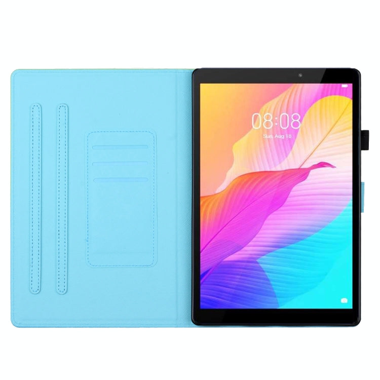 For iPad Pro 11 2024 Stitching Gradient Smart Leather Tablet Case(Blue Orange) - iPad Pro 11 2024 Cases by PMC TechLife | Online Shopping South Africa | PMC TechLife | Buy Now Pay Later Mobicred