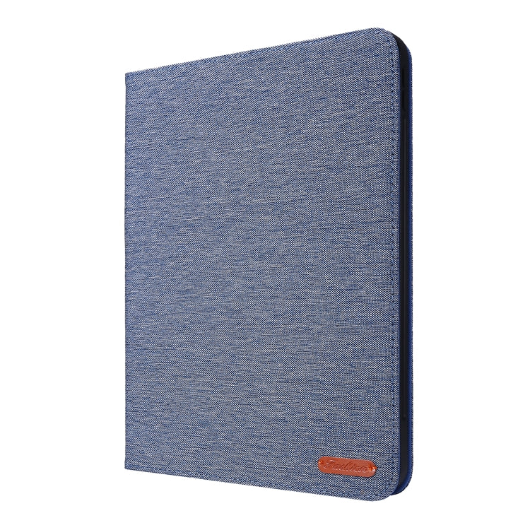 For iPad Air 11 2024 Fabric Leather Tablet Case(Blue) - iPad Air 11 2024 Cases by PMC Jewellery | Online Shopping South Africa | PMC Jewellery | Buy Now Pay Later Mobicred