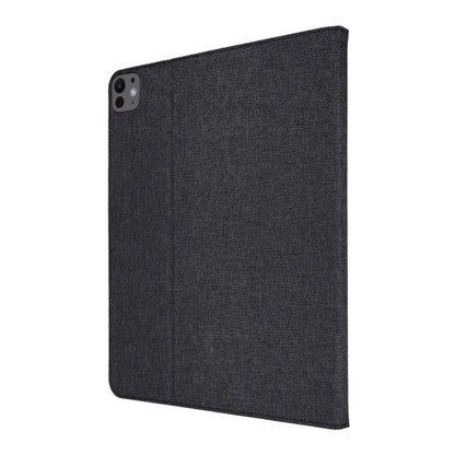 For iPad Air 11 2024 Fabric Leather Tablet Case(Black) - iPad Air 11 2024 Cases by PMC Jewellery | Online Shopping South Africa | PMC Jewellery | Buy Now Pay Later Mobicred