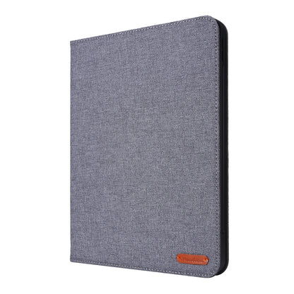 For iPad Air 13 2024 Fabric Leather Tablet Case(Grey) - iPad Air 13 2024 Cases by PMC Jewellery | Online Shopping South Africa | PMC Jewellery | Buy Now Pay Later Mobicred