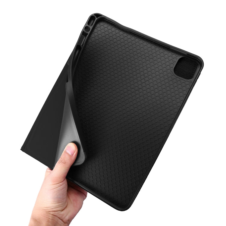 For iPad Pro 11 2024 Fabric Leather Tablet Case(Black) - iPad Pro 11 2024 Cases by PMC Jewellery | Online Shopping South Africa | PMC Jewellery | Buy Now Pay Later Mobicred