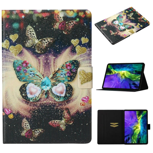 For iPad Pro 11 2024 Voltage Coloured Drawing Smart Leather Tablet Case(Butterflies) - iPad Pro 11 2024 Cases by PMC Jewellery | Online Shopping South Africa | PMC Jewellery | Buy Now Pay Later Mobicred