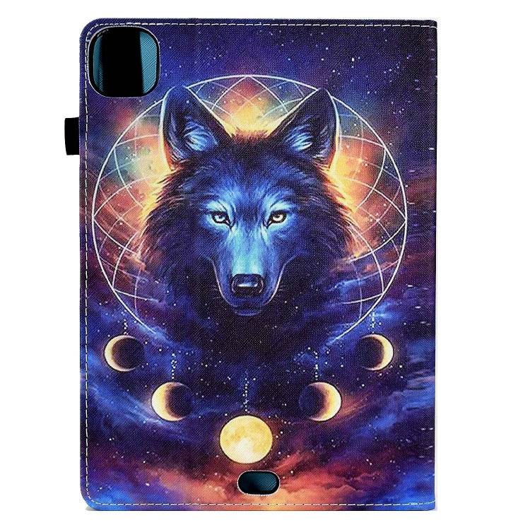 For iPad Pro 11 2024 Painted Elastic Band Smart Leather Tablet Case(Space Wolf) - iPad Pro 11 2024 Cases by PMC Jewellery | Online Shopping South Africa | PMC Jewellery | Buy Now Pay Later Mobicred