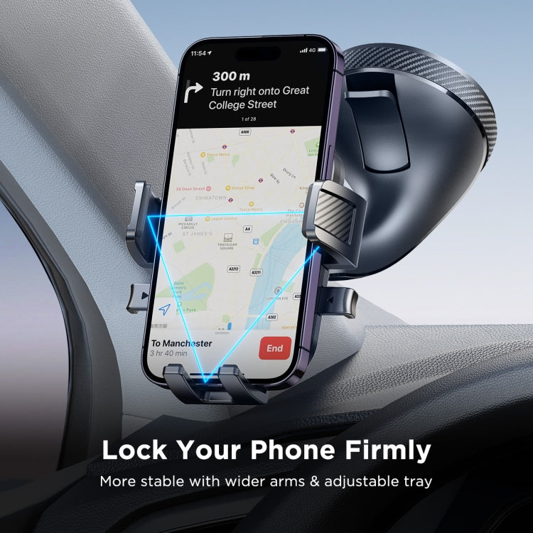 JOYROOM JR-OK6 Car Windshield Phone Holder(Black) - free shipping - PMC TechLife - Order now!