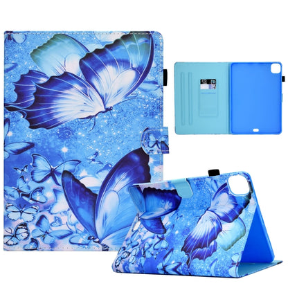 For iPad Pro 11 2024 Painted Stitching Smart Leather Tablet Case(Butterflies) - iPad Pro 11 2024 Cases by PMC Jewellery | Online Shopping South Africa | PMC Jewellery | Buy Now Pay Later Mobicred