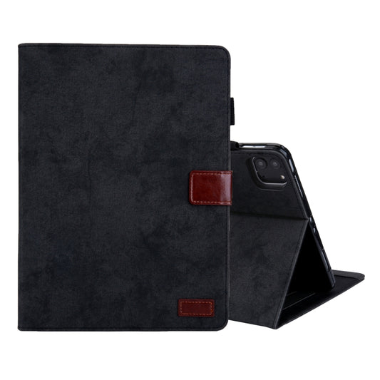 For iPad Pro 11 2024 Cloth Texture Leather Tablet Case(Black) - iPad Pro 11 2024 Cases by PMC Jewellery | Online Shopping South Africa | PMC Jewellery | Buy Now Pay Later Mobicred