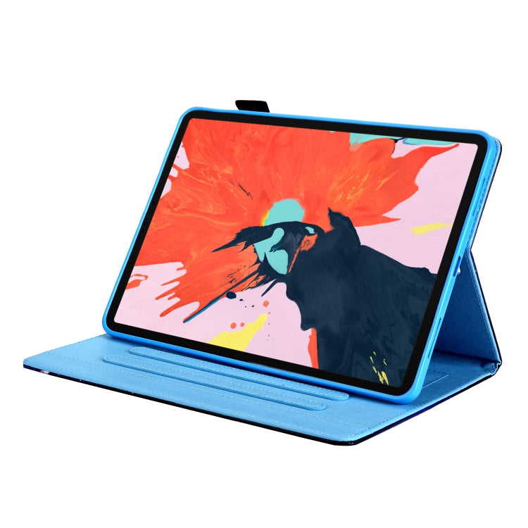 For iPad Pro 11 2024 Colored Drawing Leather Smart Tablet Case(Gold Butterflies) - iPad Pro 11 2024 Cases by PMC TechLife | Online Shopping South Africa | PMC TechLife | Buy Now Pay Later Mobicred