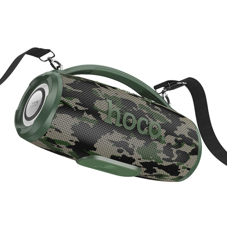 hoco HA4 Surge Outdoor Bluetooth 5.3 Speaker Support TWS / FM(Camouflage Green) - Desktop Speaker by hoco | Online Shopping South Africa | PMC Jewellery | Buy Now Pay Later Mobicred