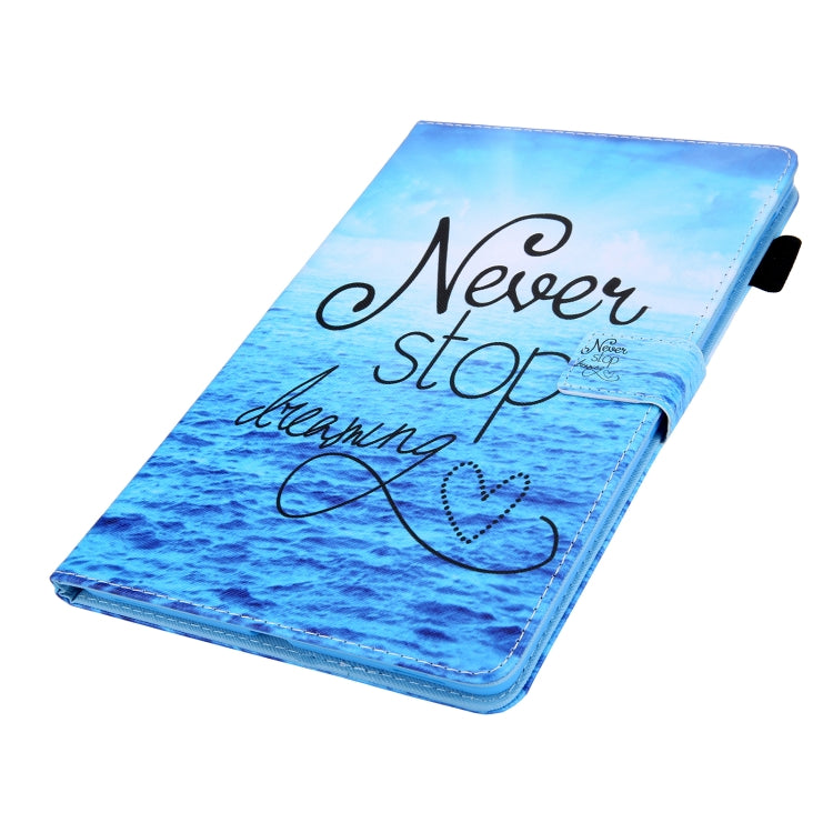 For iPad Pro 11 2024 Colored Drawing Leather Smart Tablet Case(Never Stop) - iPad Pro 11 2024 Cases by PMC TechLife | Online Shopping South Africa | PMC TechLife | Buy Now Pay Later Mobicred