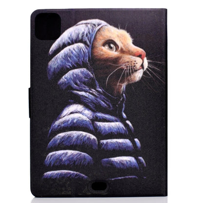 For iPad Pro 11 2024 Voltage Colored Drawing Smart Leather Tablet Case(Little Yellow Cat) - iPad Pro 11 2024 Cases by PMC Jewellery | Online Shopping South Africa | PMC Jewellery | Buy Now Pay Later Mobicred