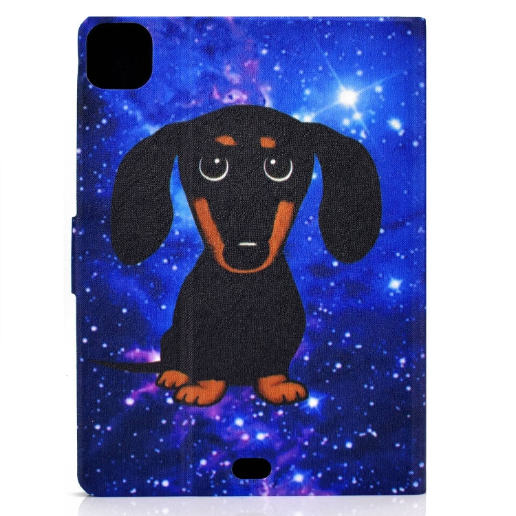 For iPad Pro 11 2024 Voltage Colored Drawing Smart Leather Tablet Case(Little Black Dog) - iPad Pro 11 2024 Cases by PMC Jewellery | Online Shopping South Africa | PMC Jewellery | Buy Now Pay Later Mobicred