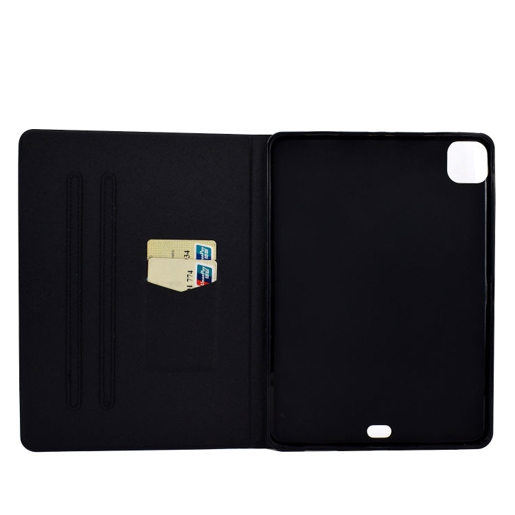 For iPad Pro 11 2024 Voltage Colored Drawing Smart Leather Tablet Case(Little Black Dog) - iPad Pro 11 2024 Cases by PMC Jewellery | Online Shopping South Africa | PMC Jewellery | Buy Now Pay Later Mobicred