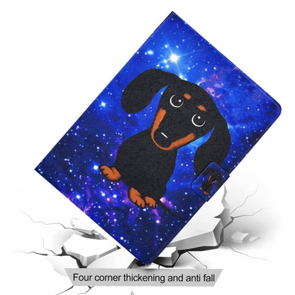 For iPad Pro 11 2024 Voltage Colored Drawing Smart Leather Tablet Case(Little Black Dog) - iPad Pro 11 2024 Cases by PMC Jewellery | Online Shopping South Africa | PMC Jewellery | Buy Now Pay Later Mobicred