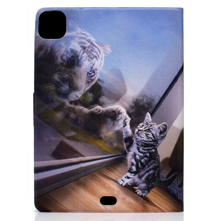 For iPad Pro 11 2024 Voltage Colored Drawing Smart Leather Tablet Case(Cat and Tiger) - iPad Pro 11 2024 Cases by PMC Jewellery | Online Shopping South Africa | PMC Jewellery | Buy Now Pay Later Mobicred