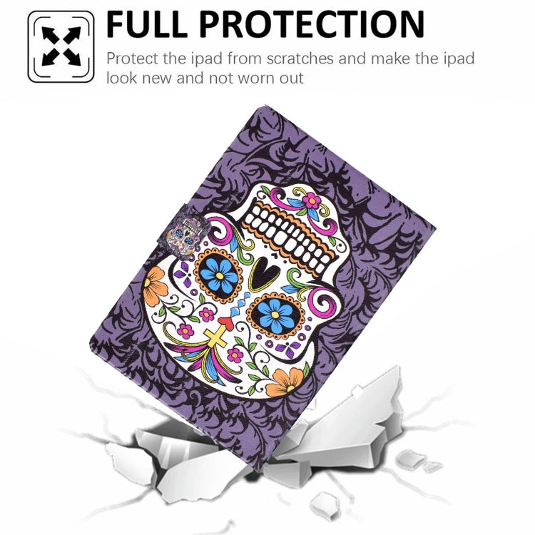 For iPad Pro 11 2024 Voltage Colored Drawing Smart Leather Tablet Case(Skull) - iPad Pro 11 2024 Cases by PMC Jewellery | Online Shopping South Africa | PMC Jewellery | Buy Now Pay Later Mobicred