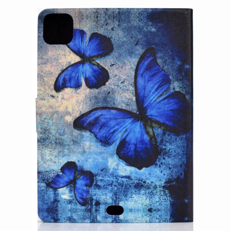 For iPad Pro 11 2024 Voltage Colored Drawing Smart Leather Tablet Case(Retro Butterflies) - iPad Pro 11 2024 Cases by PMC Jewellery | Online Shopping South Africa | PMC Jewellery | Buy Now Pay Later Mobicred