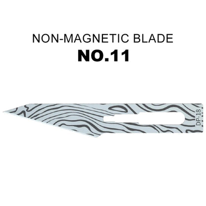 5pcs Mijing DP-18 Hand Polished Non-Magnetic NO.11 Blade - Tool Kits by MIJING | Online Shopping South Africa | PMC Jewellery | Buy Now Pay Later Mobicred