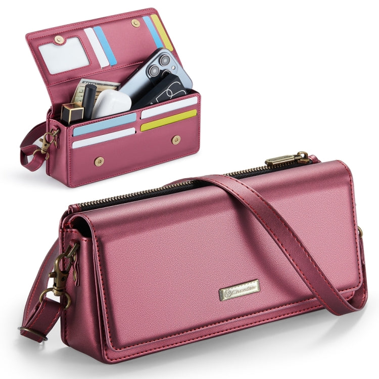 CaseMe ME30 Max Multifunctional Large-Capacity Shoulder Crossbody Phone Bag(Red) - free shipping - PMC Jewellery - Order now!