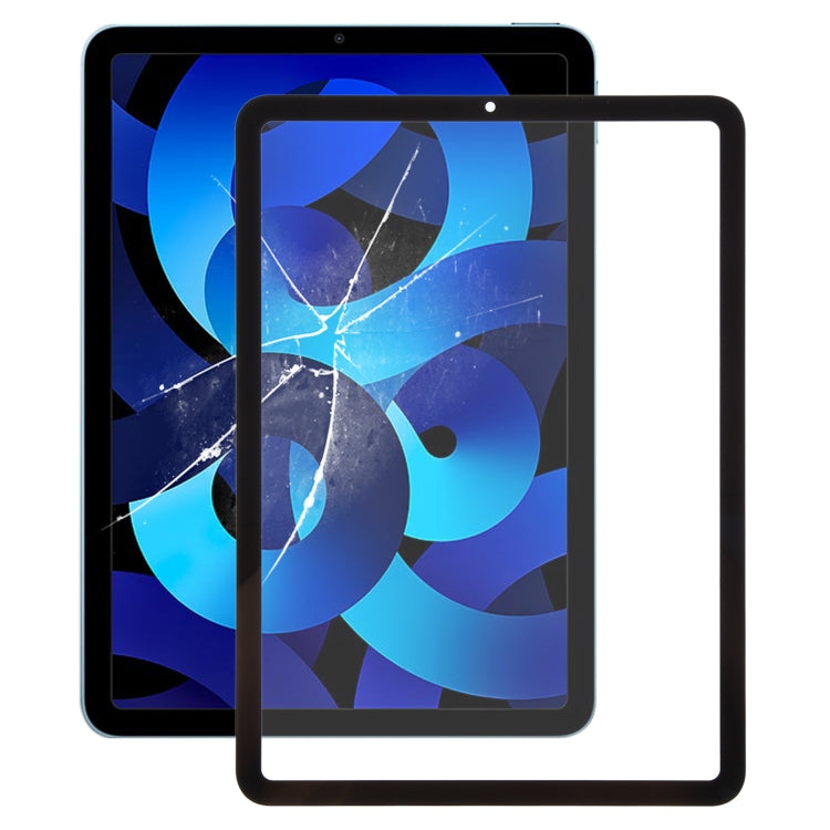 For iPad Air 5 Front Screen Outer Glass Lens with OCA Optically Clear Adhesive(Black) - iPad Air Parts by PMC Jewellery | Online Shopping South Africa | PMC Jewellery | Buy Now Pay Later Mobicred