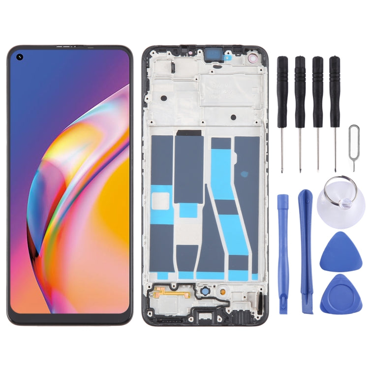 For OPPO F19 Pro OLED LCD Screen Digitizer Full Assembly with Frame - LCD Screen by PMC TechLife | Online Shopping South Africa | PMC TechLife | Buy Now Pay Later Mobicred