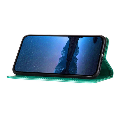 For Tecno Spark Go 2024 / Spark 20C Embossed Butterfly Leather Phone Case(Green) - Tecno Cases by PMC Jewellery | Online Shopping South Africa | PMC Jewellery | Buy Now Pay Later Mobicred