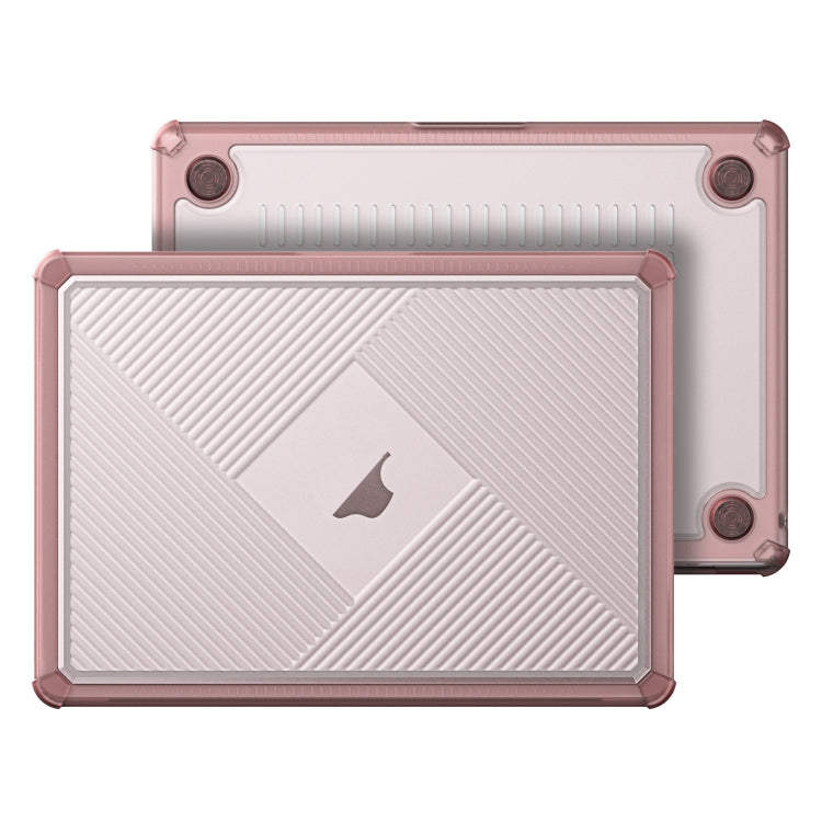 For MacBook Air 13.6 2022/2024 A2681 DUX DUCIS LCGH Laptop Frosted Protective Case(Pink) - MacBook Air Cases by DUX DUCIS | Online Shopping South Africa | PMC Jewellery | Buy Now Pay Later Mobicred