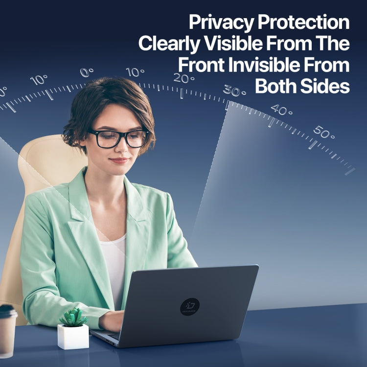 For MacBook Air 13.6 2022/2024 A2681 DUX DUCIS LCGH Laptop Privacy Tempered Glass Film - Screen Protectors by DUX DUCIS | Online Shopping South Africa | PMC TechLife | Buy Now Pay Later Mobicred