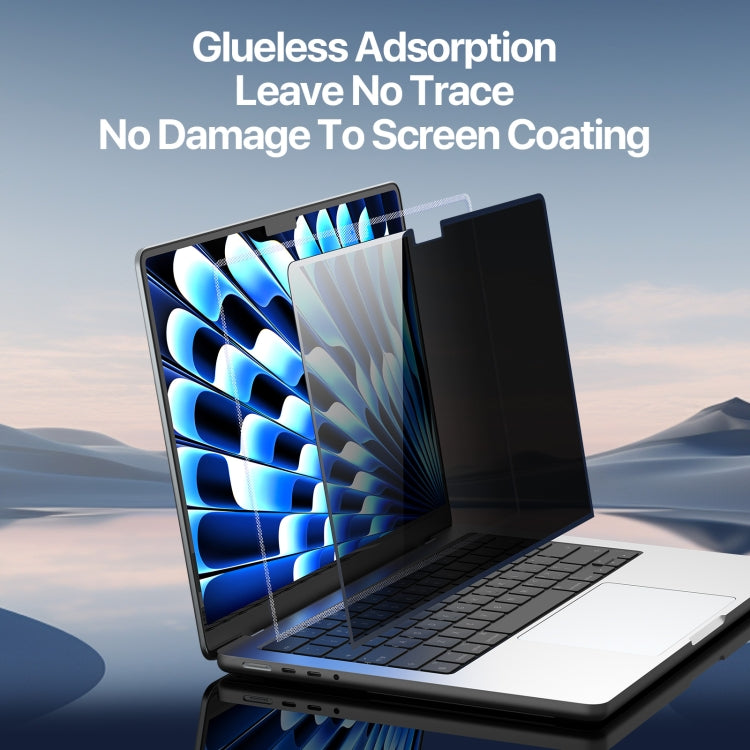 For MacBook Pro 16 2019/2021/2023 A2141 DUX DUCIS LCGH Laptop Privacy Tempered Glass Film - Screen Protectors by DUX DUCIS | Online Shopping South Africa | PMC Jewellery | Buy Now Pay Later Mobicred