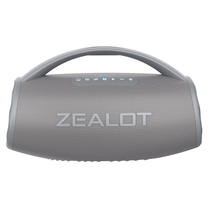 Zealot S97 80W Outdoor Portable RGB Light Bluetooth Speaker(Grey) - Waterproof Speaker by ZEALOT | Online Shopping South Africa | PMC Jewellery | Buy Now Pay Later Mobicred