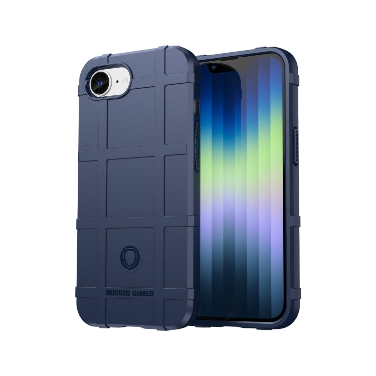 For iPhone SE 2024 Full Coverage Shockproof TPU Phone Case(Blue) - More iPhone Cases by PMC Jewellery | Online Shopping South Africa | PMC Jewellery | Buy Now Pay Later Mobicred