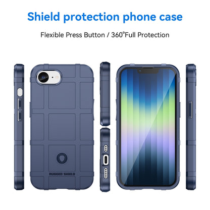 For iPhone SE 2024 Full Coverage Shockproof TPU Phone Case(Blue) - More iPhone Cases by PMC Jewellery | Online Shopping South Africa | PMC Jewellery | Buy Now Pay Later Mobicred