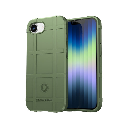 For iPhone SE 2024 Full Coverage Shockproof TPU Phone Case(Green) - More iPhone Cases by PMC Jewellery | Online Shopping South Africa | PMC Jewellery | Buy Now Pay Later Mobicred