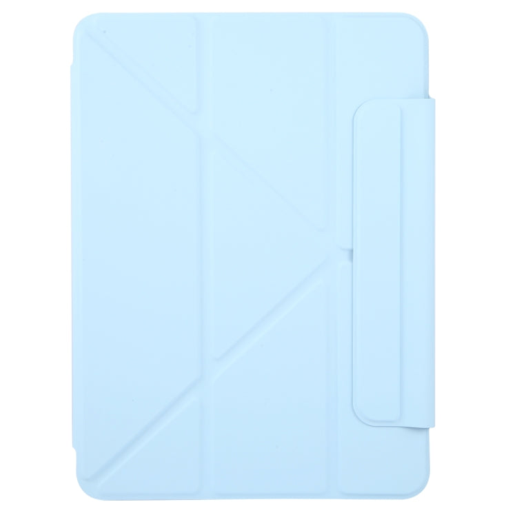 For iPad Air 13 2024 Y-Shape Double-sided Clip Magnetic Smart Tablet Case(Blue) - iPad Air 13 2024 Cases by PMC Jewellery | Online Shopping South Africa | PMC Jewellery | Buy Now Pay Later Mobicred