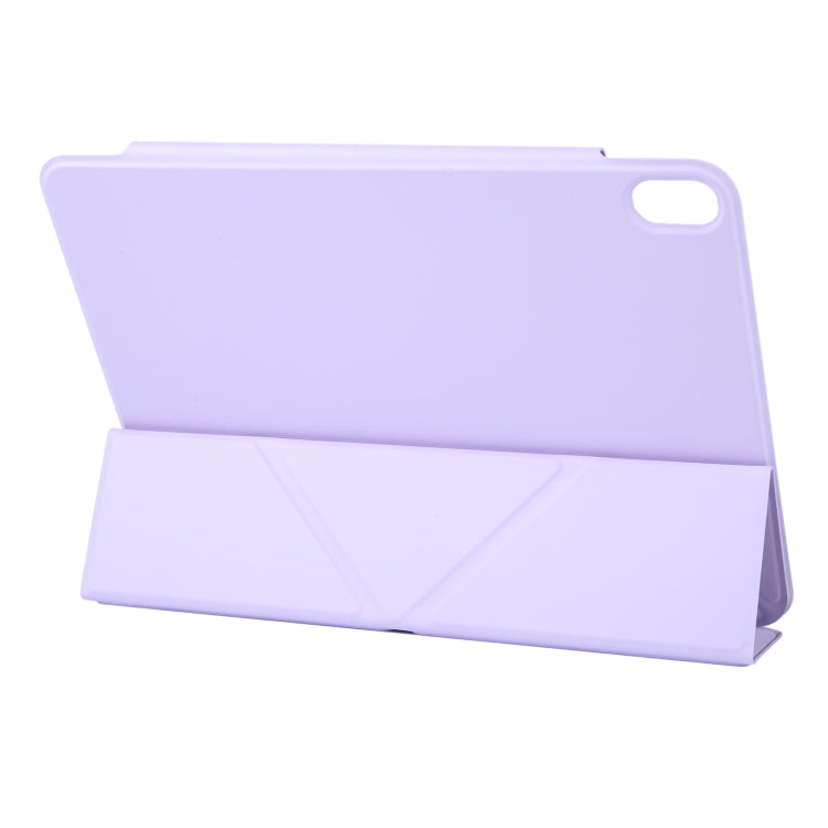 For iPad Air 11 2024 Y-Shape Double-sided Clip Magnetic Smart Tablet Case(Purple) - iPad Air 11 2024 Cases by PMC Jewellery | Online Shopping South Africa | PMC Jewellery | Buy Now Pay Later Mobicred