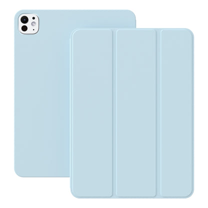 For iPad Pro 13 2024 Ultra-thin Double-sided Clip Magnetic Smart Tablet Case(Sky Blue) - iPad Pro 13 2024 Cases by PMC Jewellery | Online Shopping South Africa | PMC Jewellery | Buy Now Pay Later Mobicred