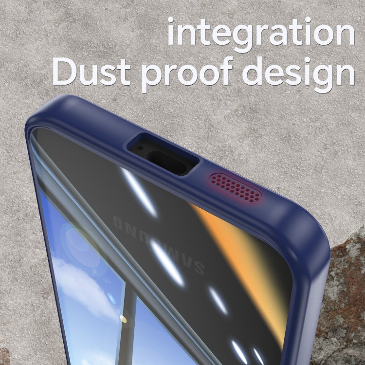 For Samsung Galaxy S25+ 5G Acrylic Hybrid TPU Armor Shockproof Phone Case(Blue) - Galaxy S25+ 5G Cases by PMC Jewellery | Online Shopping South Africa | PMC Jewellery | Buy Now Pay Later Mobicred