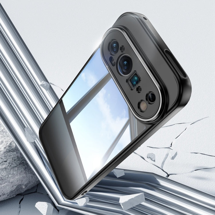 For Google Pixel 9 / 9 Pro Acrylic Hybrid TPU Armor Shockproof Phone Case(Black) - Google Cases by PMC TechLife | Online Shopping South Africa | PMC TechLife | Buy Now Pay Later Mobicred