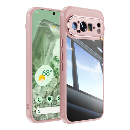 For Google Pixel 9 / 9 Pro Acrylic Hybrid TPU Armor Shockproof Phone Case(Pink) - Google Cases by PMC Jewellery | Online Shopping South Africa | PMC Jewellery | Buy Now Pay Later Mobicred