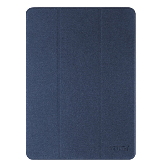 For iPad Air 13 2024 Mutural YASHI Series Tablet Leather Smart Case(Blue) - iPad Air 13 2025 / 2024 Cases by Mutural | Online Shopping South Africa | PMC Jewellery | Buy Now Pay Later Mobicred