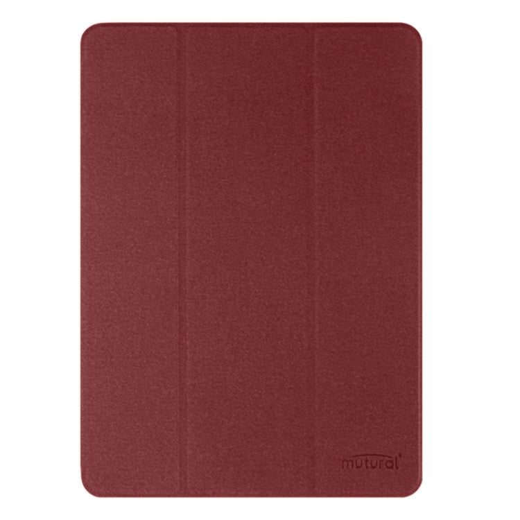 For iPad Air 11 2024 / Air 2022 10.9 Mutural YASHI Series Tablet Leather Smart Case(Red) - iPad Air 11 2024 Cases by Mutural | Online Shopping South Africa | PMC Jewellery | Buy Now Pay Later Mobicred