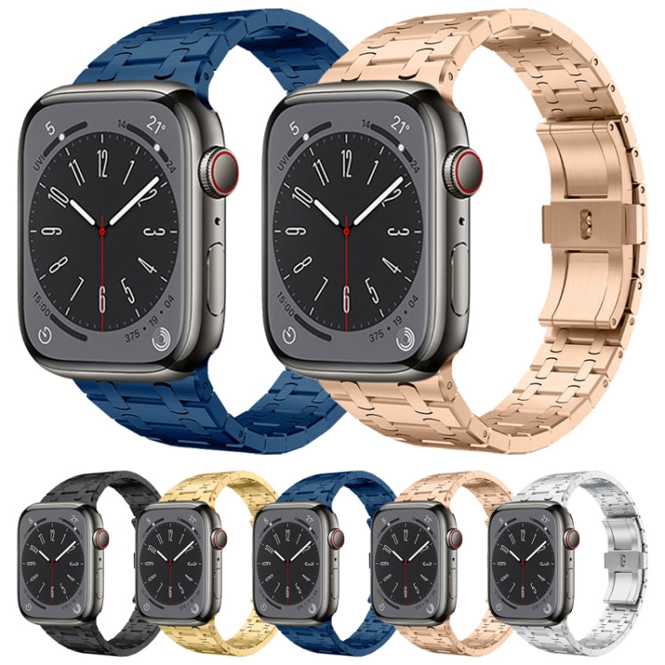 For Apple Watch 38mm PG94 Dual-link Modified Stainless Steel Watch Band(Silver) - free shipping - PMC TechLife - Order now!