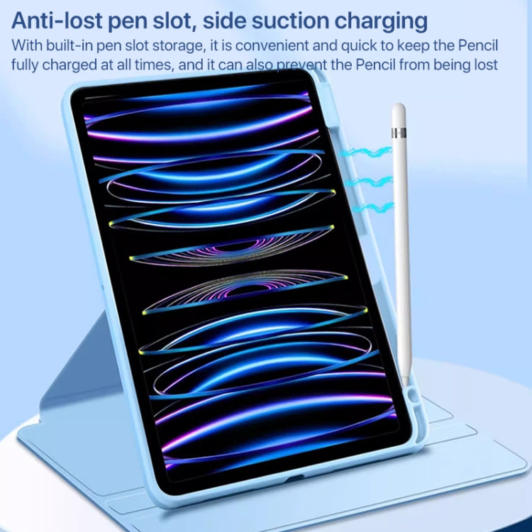 For iPad Pro 13 2024 Magnetic Split Leather Smart Tablet Case with Pen Slot(Grey) - iPad Pro 13 2024 Cases by PMC TechLife | Online Shopping South Africa | PMC TechLife | Buy Now Pay Later Mobicred