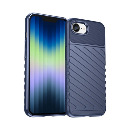 For iPhone SE 2024 Thunderbolt Shockproof Soft TPU Phone Case(Blue) - iPhone 16 Cases by PMC Jewellery | Online Shopping South Africa | PMC Jewellery | Buy Now Pay Later Mobicred