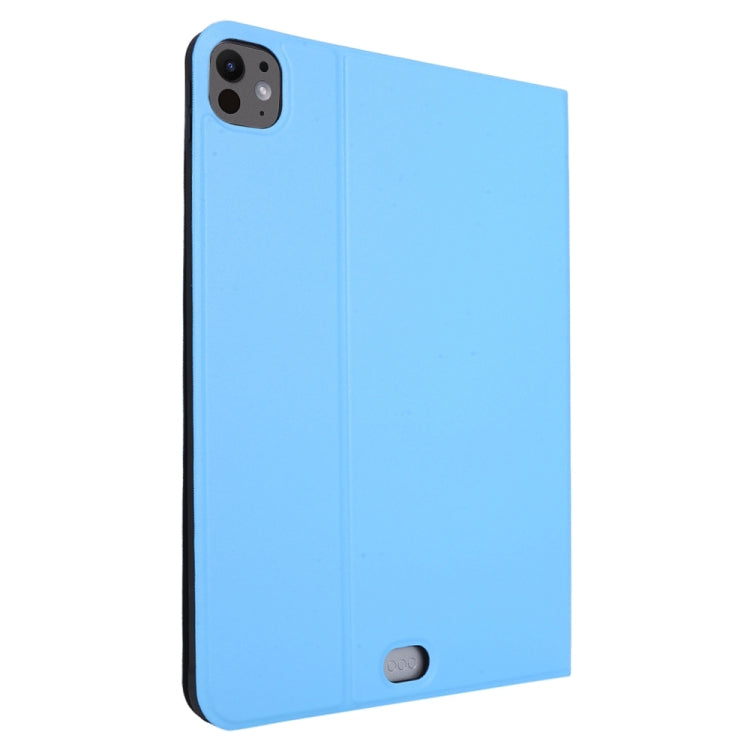 For iPad Pro 13 2024 Stretch Voltage Plain Leather Smart Tablet Case(Light Blue) - iPad Pro 13 2024 Cases by PMC Jewellery | Online Shopping South Africa | PMC Jewellery | Buy Now Pay Later Mobicred