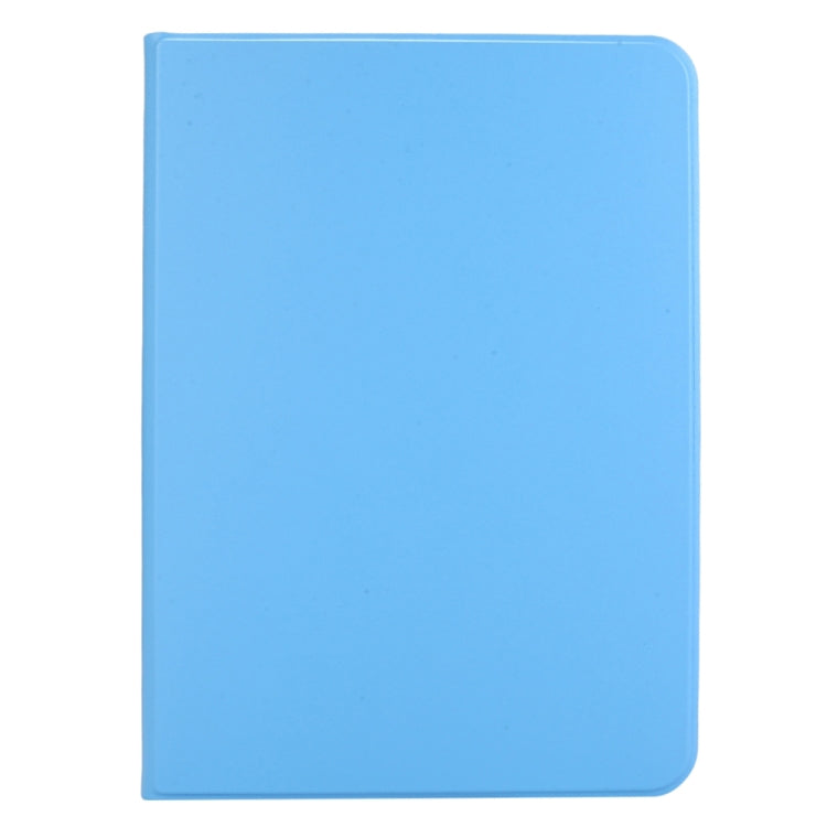 For iPad Air 11 2025 / 2024 Stretch Voltage Plain Leather Smart Tablet Case(Light Blue) - iPad Air 11 2025 / 2024 Cases by PMC Jewellery | Online Shopping South Africa | PMC Jewellery | Buy Now Pay Later Mobicred