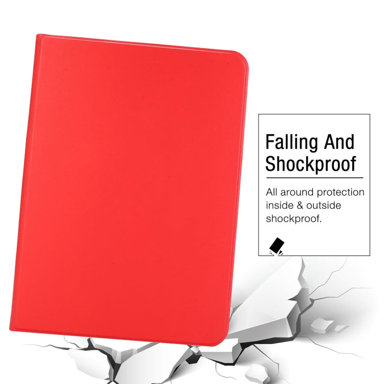 For iPad Pro 11 2024 Stretch Voltage Plain Leather Smart Tablet Case(Red) - iPad Pro 11 2024 Cases by PMC TechLife | Online Shopping South Africa | PMC TechLife | Buy Now Pay Later Mobicred